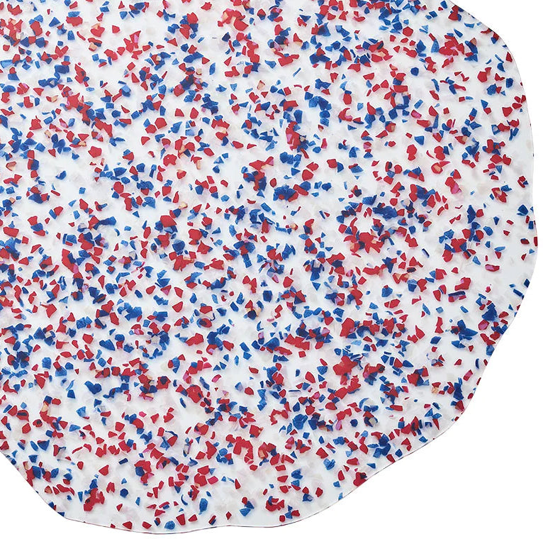 Patriotic Confetti Acrylic Placemats