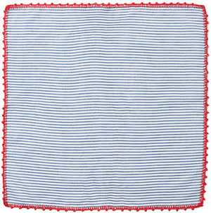 Patriotic Seersucker Stripe Napkin Set