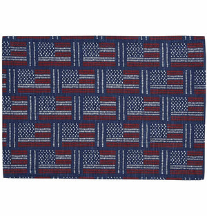 Patriotic Flags Placemats/Napkins Set