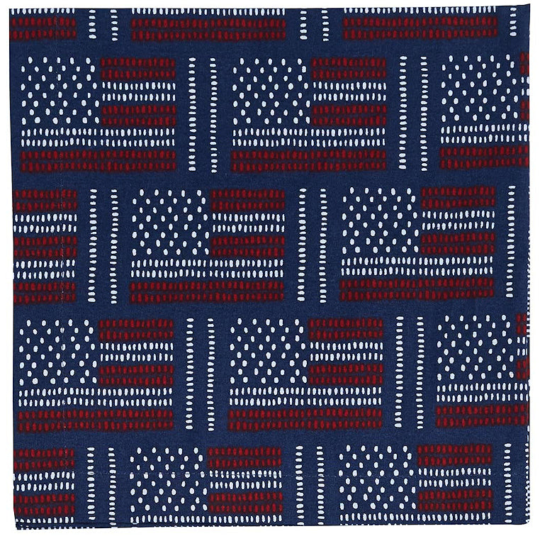 Patriotic Flags Placemats/Napkins Set