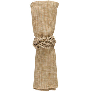 Rustic Jute Rope Napkin Ring Set