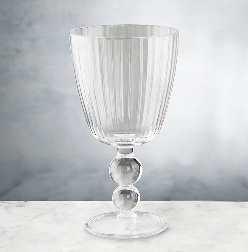 Venetian Elegance Acrylic Stemmed Glasses