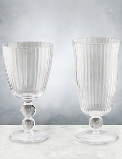 Venetian Elegance Acrylic Stemmed Glasses