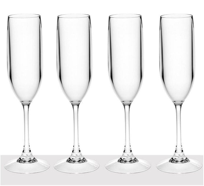 Connoisseur Acrylic Champagne Flutes