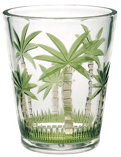 Key West Palm Acrylic Barware Collection