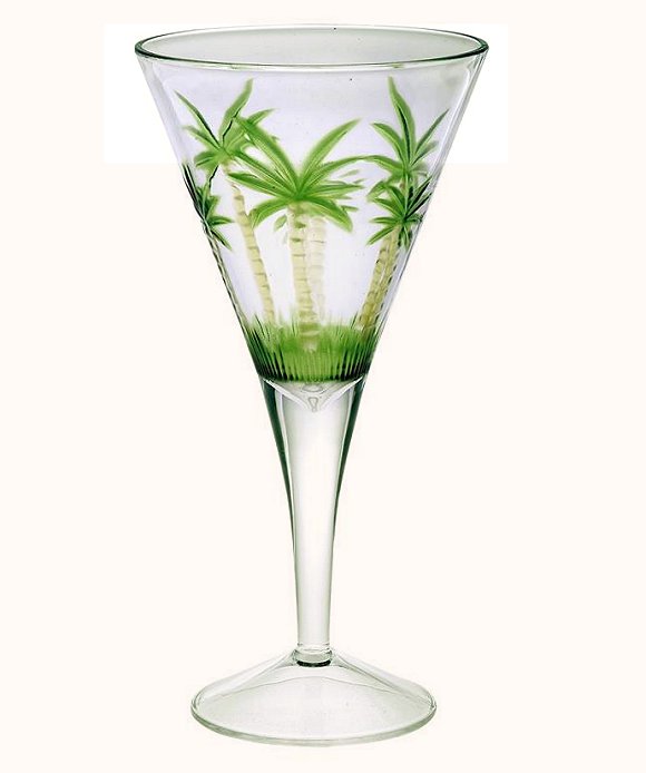 Key West Palm Acrylic Barware Collection