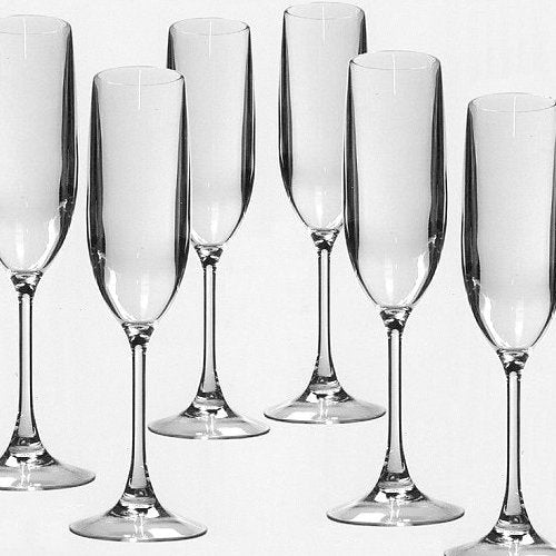 Connoisseur Acrylic Champagne Flutes