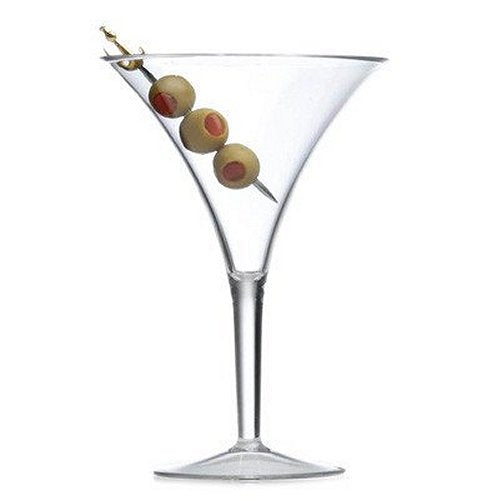 Golden Age Flared Acrylic Martini Glasses