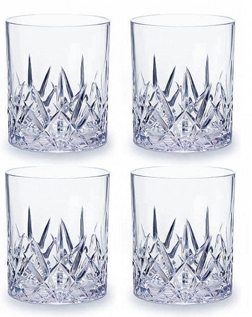 Crystal Cut Acrylic Barware