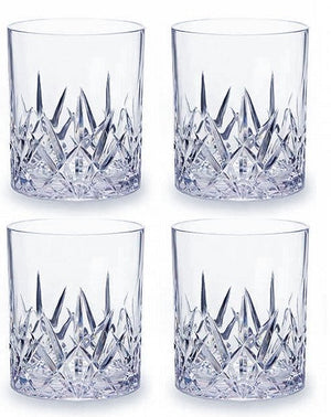 Crystal Cut Acrylic Barware