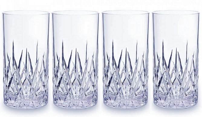 Crystal Cut Acrylic Barware