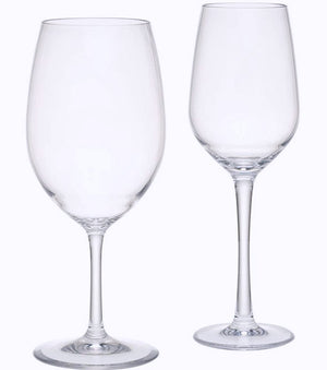 Delicato Clear Acrylic Glasses