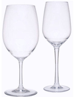 Delicato Clear Acrylic Glasses