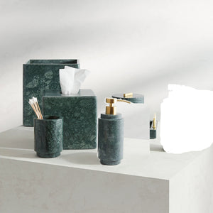 Emerald Gem Marble Bath Set