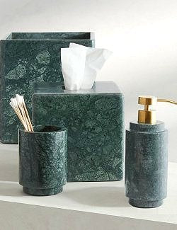 Emerald Gem Marble Bath Set