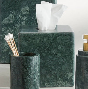 Emerald Gem Marble Bath Set