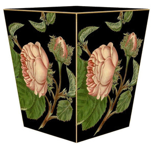 Antique Rose Wood Decoupage Bath Set