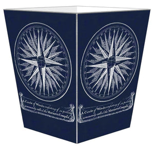 Decoupage Compass Rose Wood Bath Sets