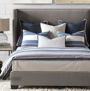 Dreamy Denim Stripe Luxury Coach Bedding Set