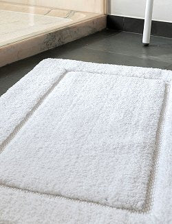 Luxe-Protect Egyptian Cotton Bath Mats/Nature Hues