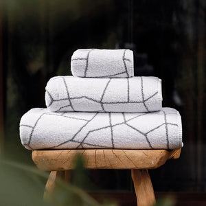 Luxe-Protect Egyptian Cotton Towel Sets/Fractured