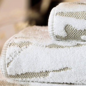 Luxe-Dimension Cotton Towel Sets/Jet Stream