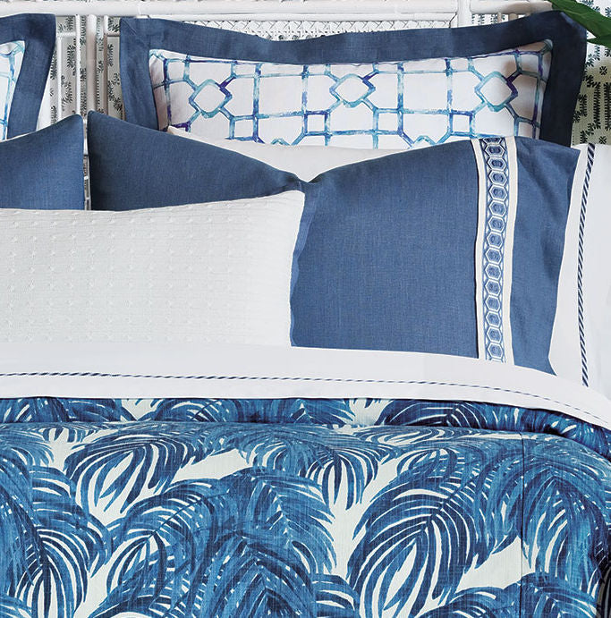 Palm Beach Blues Luxury Coach Bedding Set