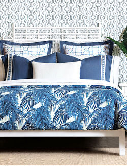 Palm Beach Blues Luxury Coach Bedding Set