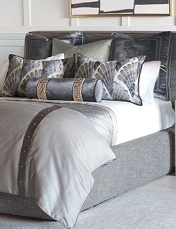 Vintage Metallic Glam Luxury Coach Bedding Set