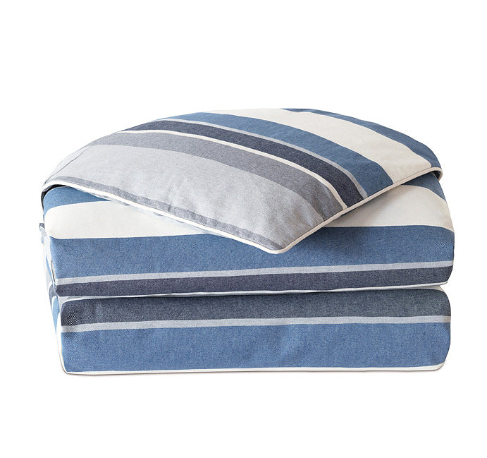 Dreamy Denim Stripe Luxury Coach Bedding Set