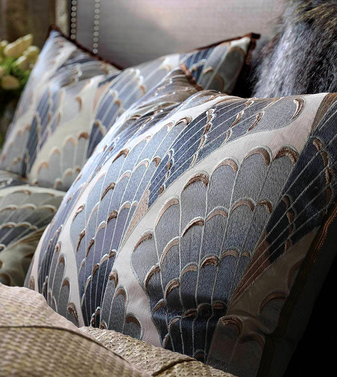 Vintage Metallic Glam Luxury Coach Bedding Set