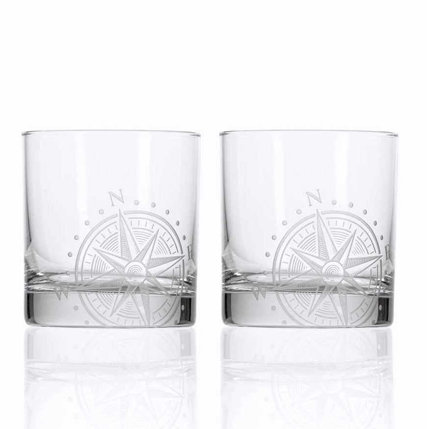 Navigator Etched Glass Barware Collection