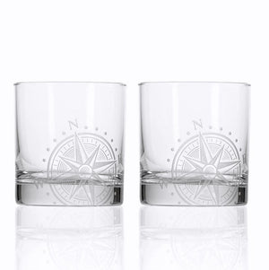 Navigator Etched Glass Barware Collection