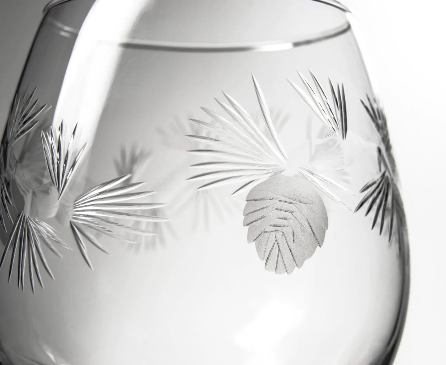 Northern Pine Etched Glass Barware Collection