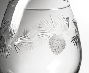 Northern Pine Etched Glass Barware Collection