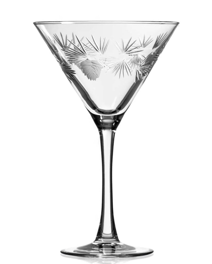 Northern Pine Etched Glass Barware Collection