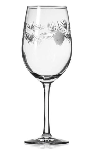 Northern Pine Etched Glass Barware Collection