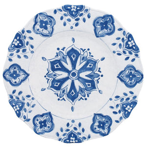 Old World Blue Tangier Melamine Dinnerware