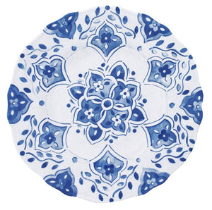 Old World Blue Tangier Melamine Dinnerware