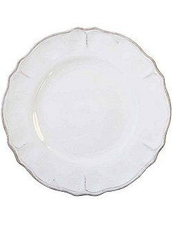 Rustic Cottage Antique White Melamine Dinnerware