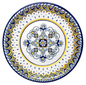 Old World Salerno Blue Melamine Dinnerware