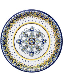 Old World Salerno Blue Melamine Dinnerware