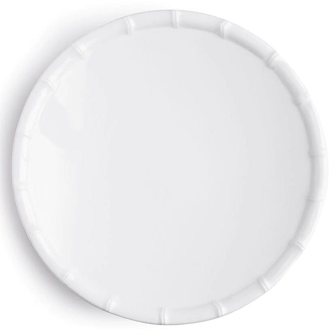 Summer White Bamboo Melamine Dinnerware