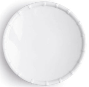 Summer White Bamboo Melamine Dinnerware