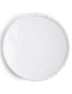 Summer White Bamboo Melamine Dinnerware