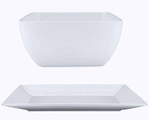 Moda Square Luxury Melamine Dinnerware