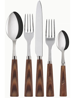 Weathered Wood Natural Collection Flatware Set