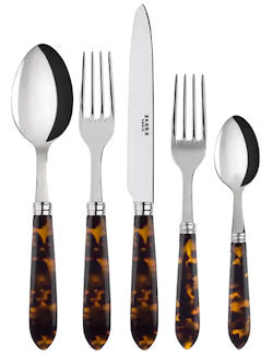 Isla Tortoise Natural Collection Flatware Set