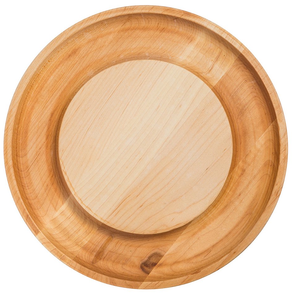 Entertaining In-The-Round Maple Wood Serving Boards