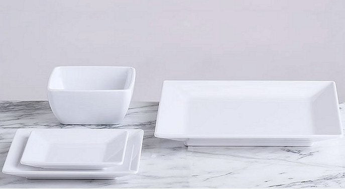 Moda Square Luxury Melamine Dinnerware